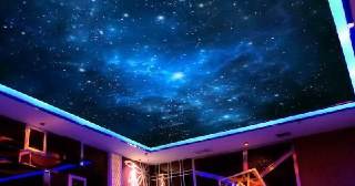 Натяжной потолок звездное небо Советская Гавань, цена от 5343 руб.