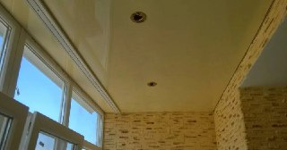 Натяжной потолок на балкон Советская Гавань, цена 6311 руб.