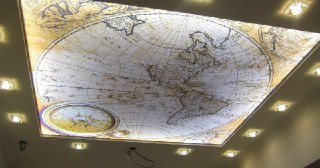 Натяжной потолок с фотопечатью Советская Гавань, цена от 6342 руб.