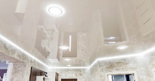 Натяжной ПВХ потолок Советская Гавань, цена от 2146 руб.